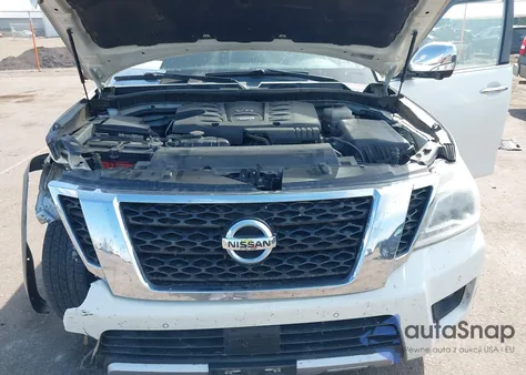 2017 Nissan Armada Platinum z USA, uszkodzony, nr VIN JN8AY2NEXH9706319